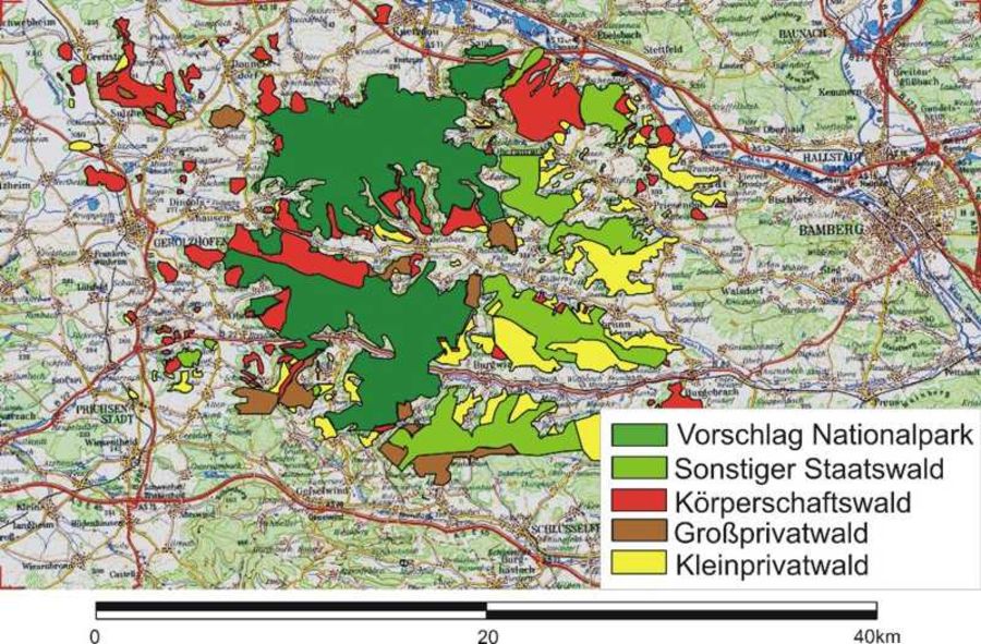 Nationalpark Steigerwald - Fotos und Landkarten